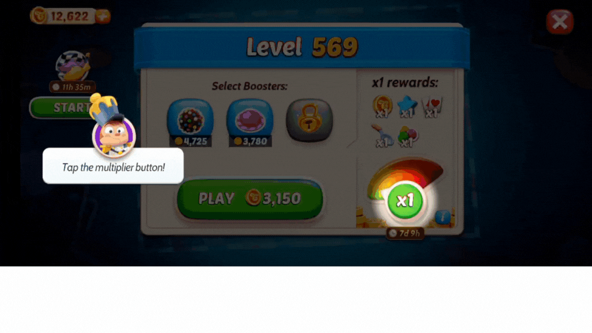 Candy Crush Solitaire Bet Up.gif